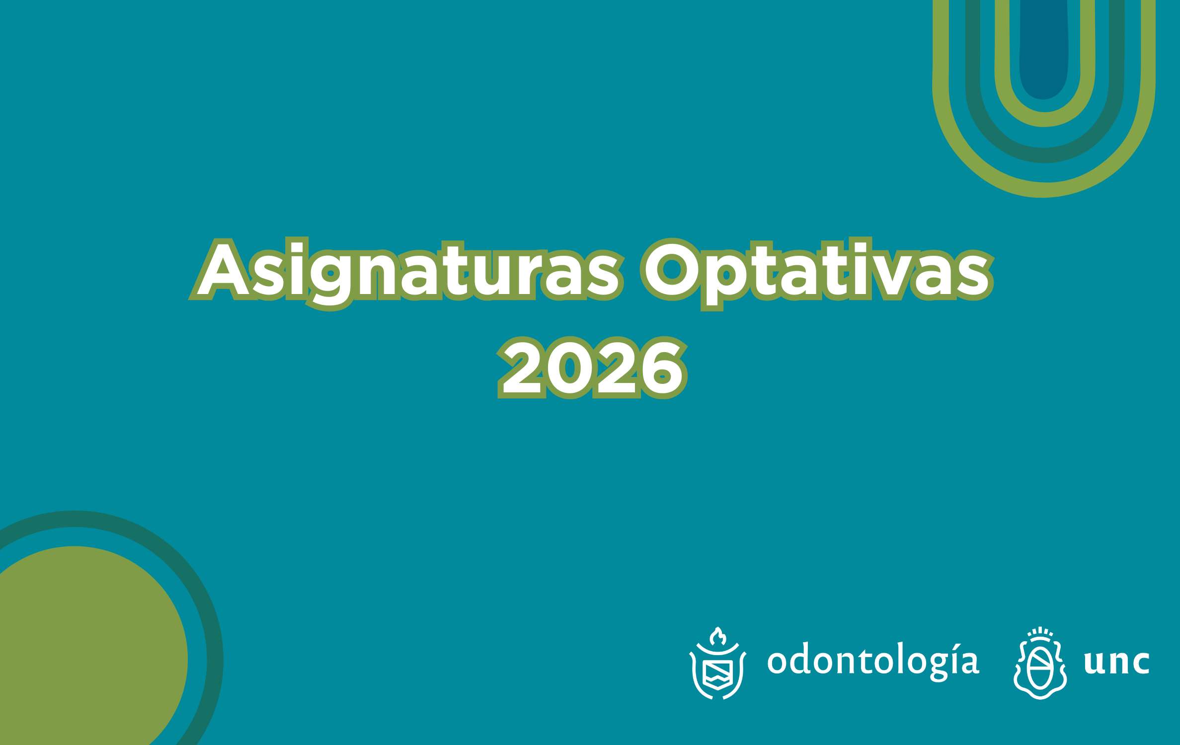 Inscripción a asignaturas optativas del primer cuatrimestre