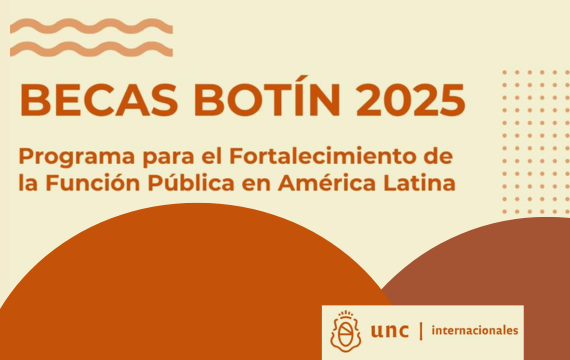 Becas Botín para el Fortalecimiento de la Función Pública en Latinoamérica.